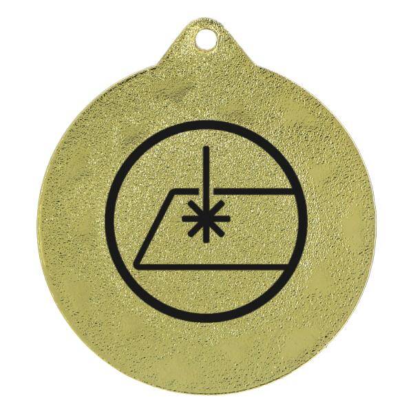 Medal złoty z grawerem bezpośrednim