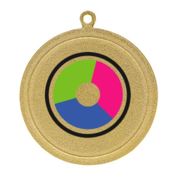 Medal złoty z nadrukiem kolorowym LuxorJet
