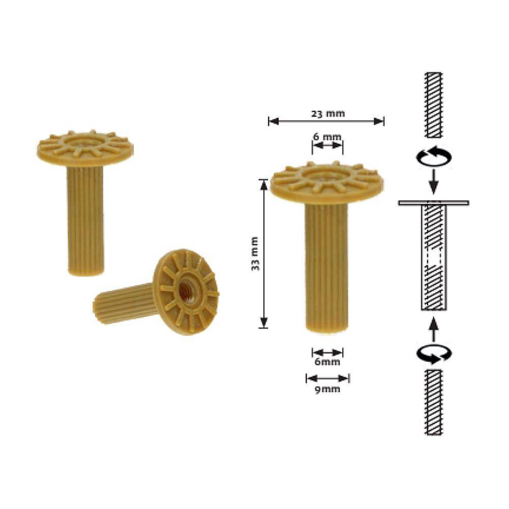 Ferruler with metric thread