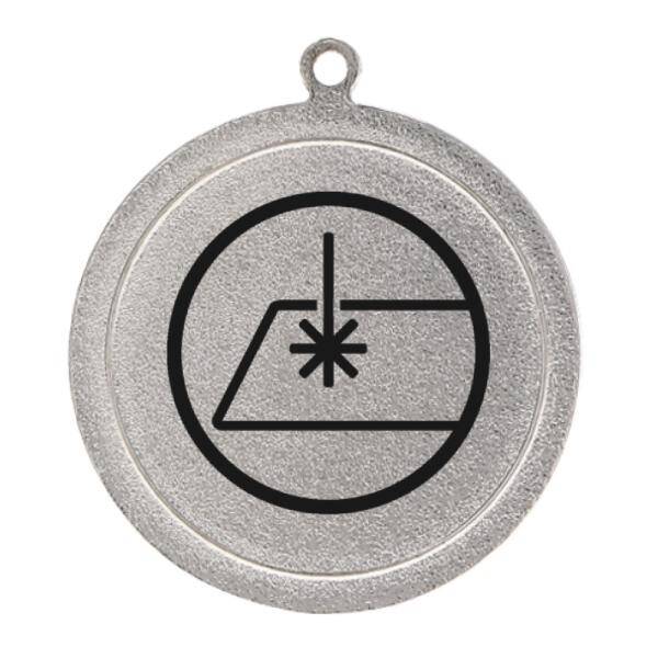 Medal srebrny z grawerem bezpośrednim