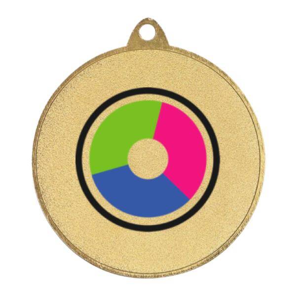 Medal złoty z nadrukiem kolorowym LuxorJet