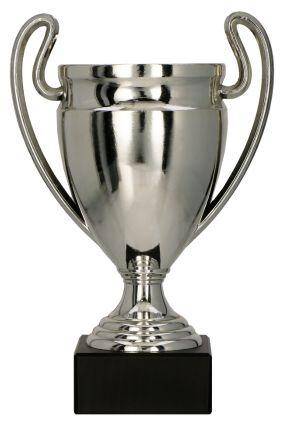 Silver plastic cup