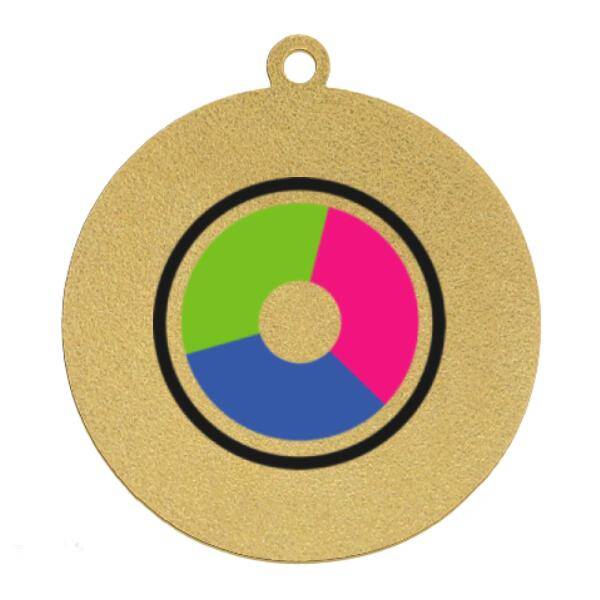 Medal złoty z nadrukiem kolorowym LuxorJet