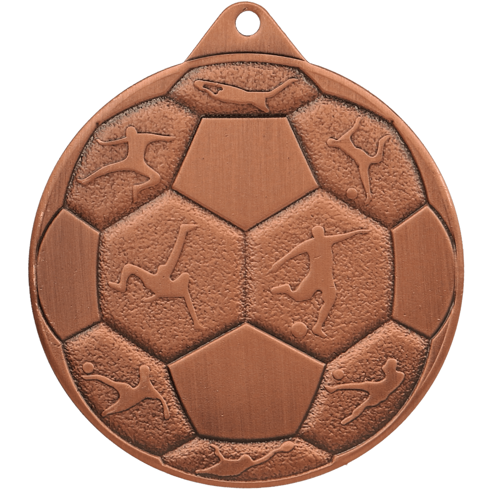 Medal brązowy 50 mm - piłka nożna