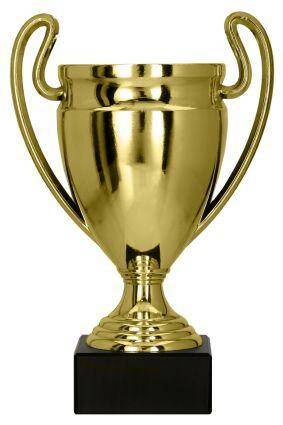 Gold plastic cup