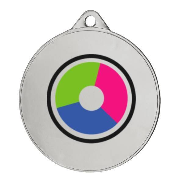 Medal srebrny z nadrukiem kolorowym LuxorJet