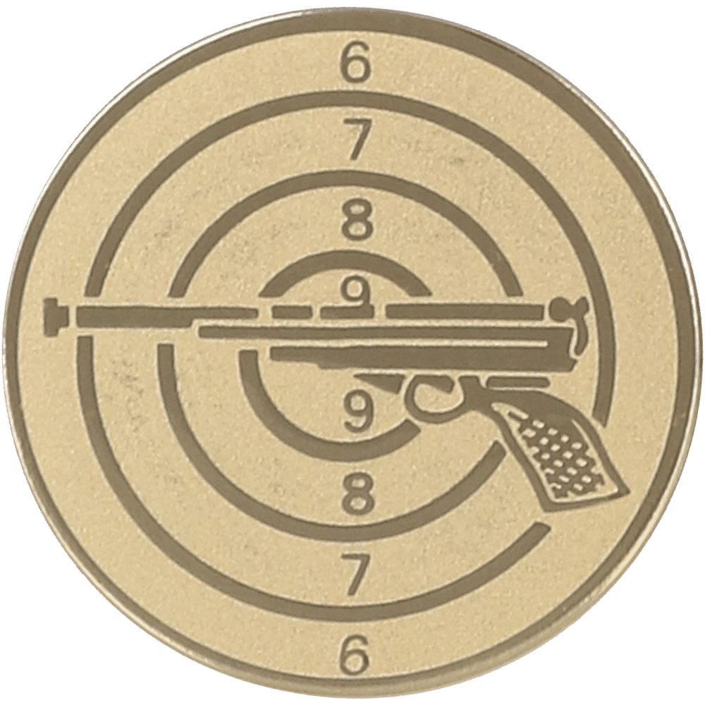 Aluminum emblem - shooting