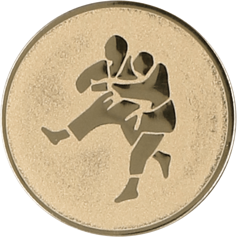 Aluminum emblem - judo