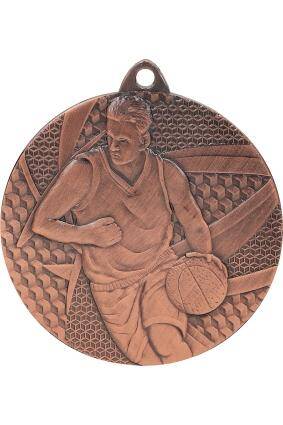 Medal brązowy 50 mm - koszykówka
