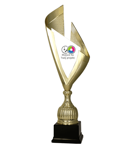 Gold plastic cup - individual design