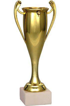 Gold plastic cup