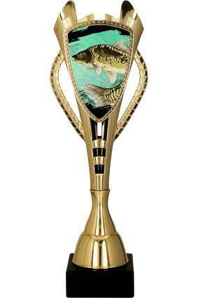 Plastic cup gold - fishing
