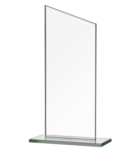 Glass trophy