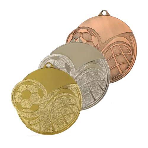 Medal złoty 60 mm - piłka nożna