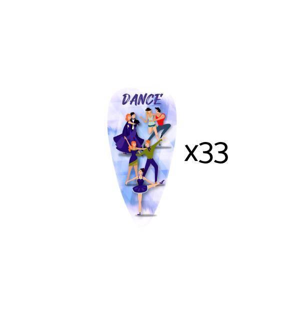 Sticker (33 pieces) - dance