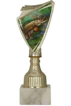 Plastic cup gold - fishing