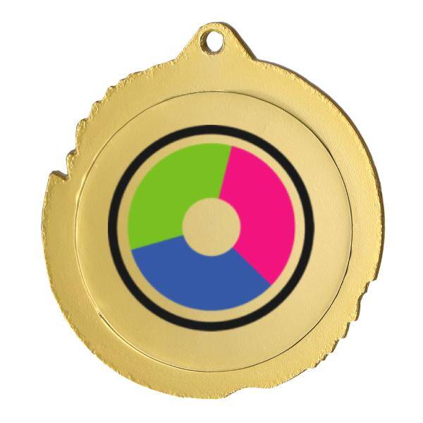 Medal złoty z nadrukiem kolorowym LuxorJet