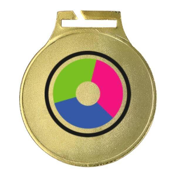 Medal złoty z nadrukiem kolorowym LuxorJet
