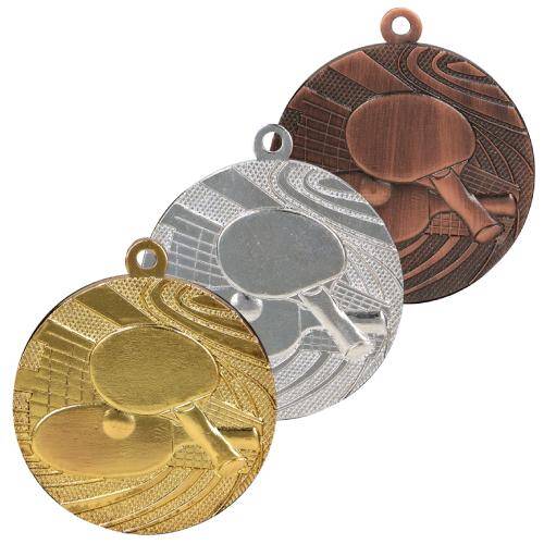 Medal złoty 40 mm - tenis stołowy