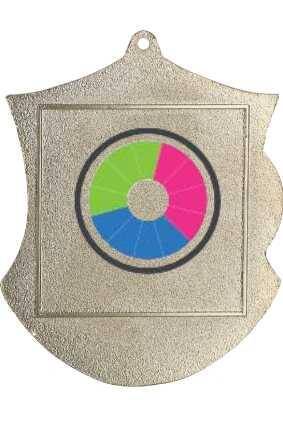 Medal srebrny z nadrukiem kolorowym LuxorJet