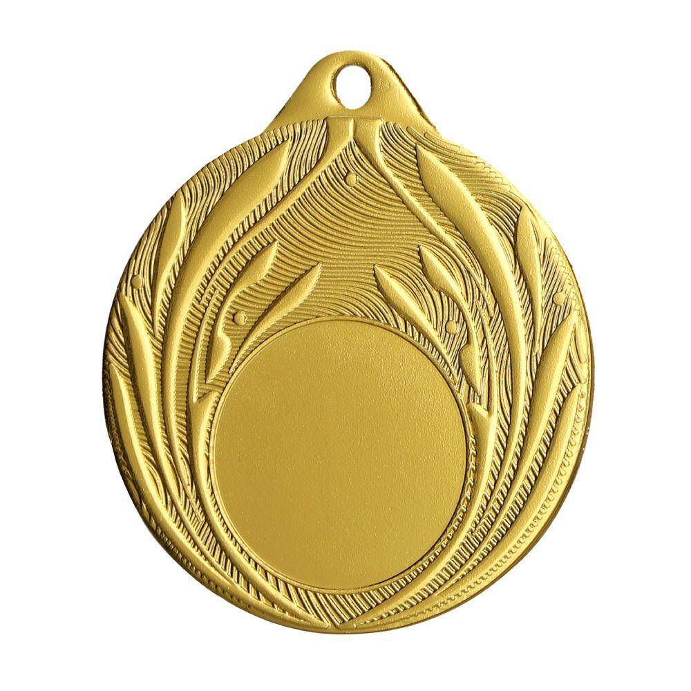 Medal złoty ogólny z miejscem na emblemat - 25 mm