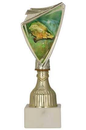 Plastic cup gold - fishing
