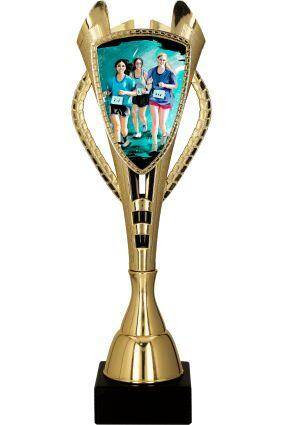 Plastic cup gold – women's runs