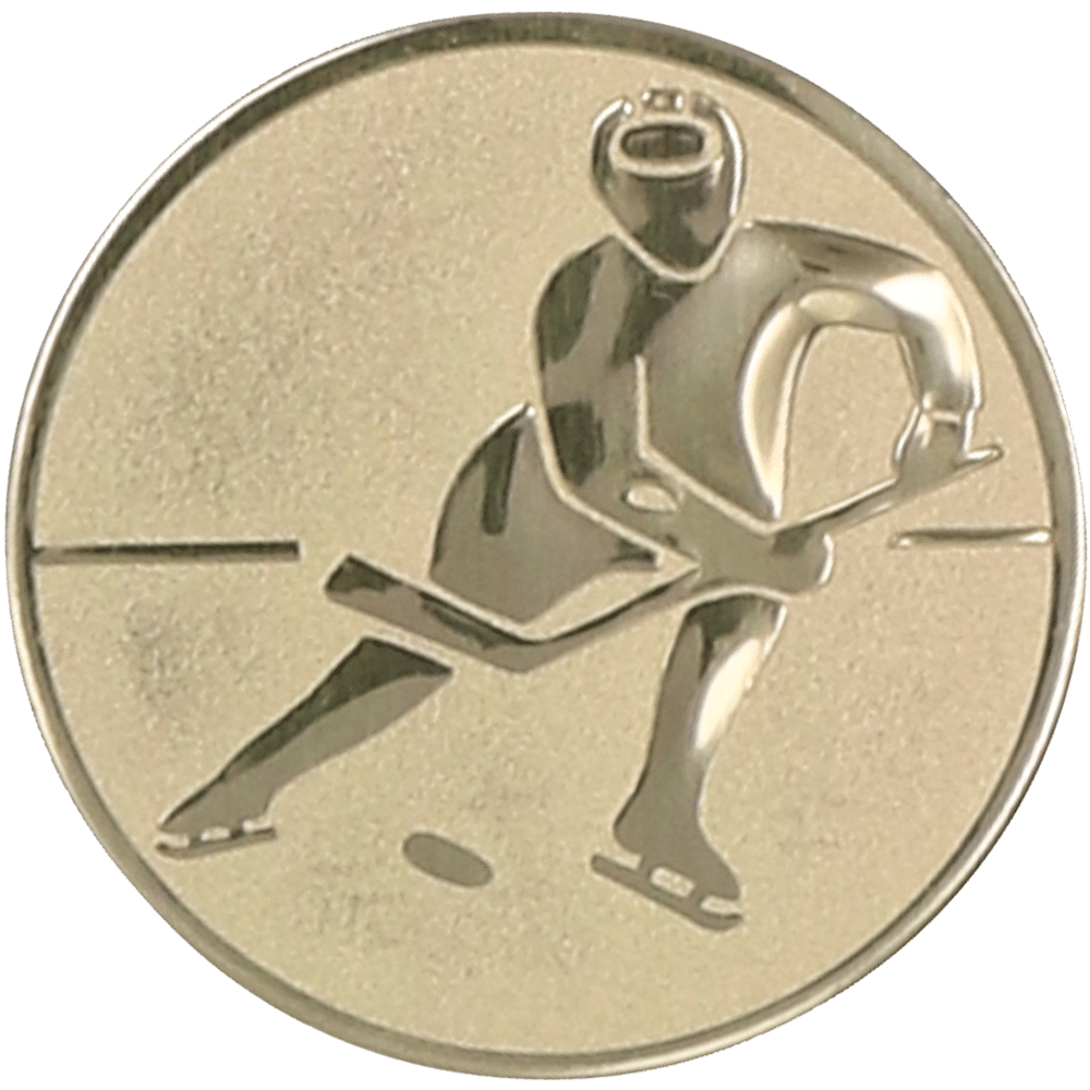Wklejka aluminiowa - hokeista