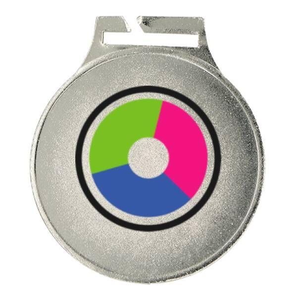 Medal srebrny z nadrukiem kolorowym LuxorJet
