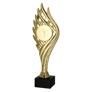 Plastic cup gold