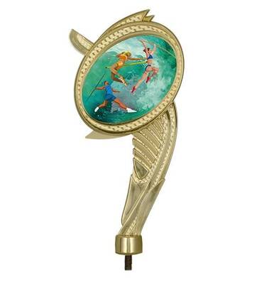 Plastic element gold - athletics