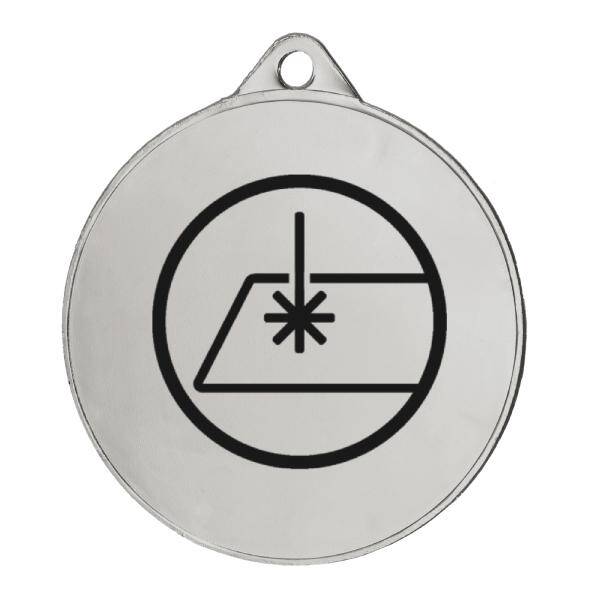 Medal srebrny z grawerem bezpośrednim