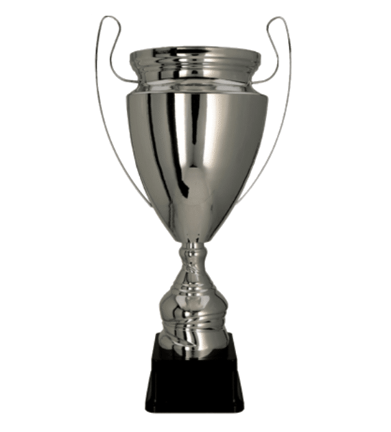Puchar metalowy srebrny