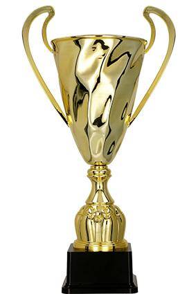 Metal cup gold