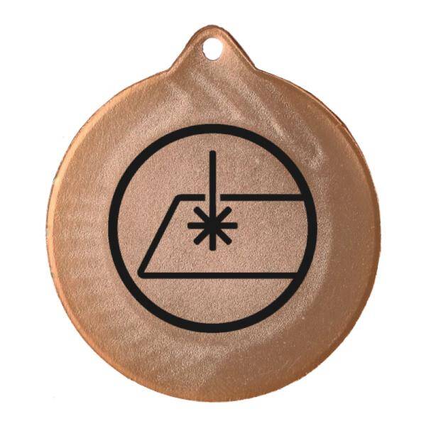 Medal brązowy z grawerem bezpośrednim
