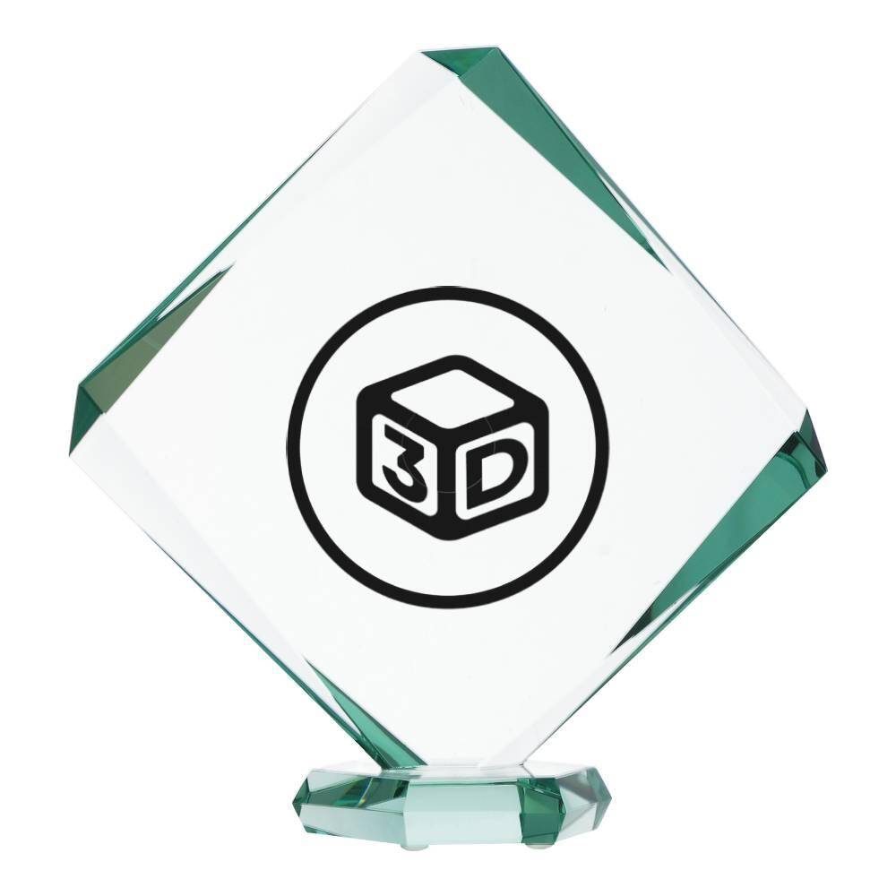 Trofeum szklane z etui