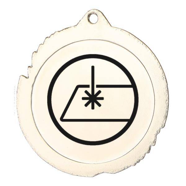Medal srebrny z grawerem bezpośrednim