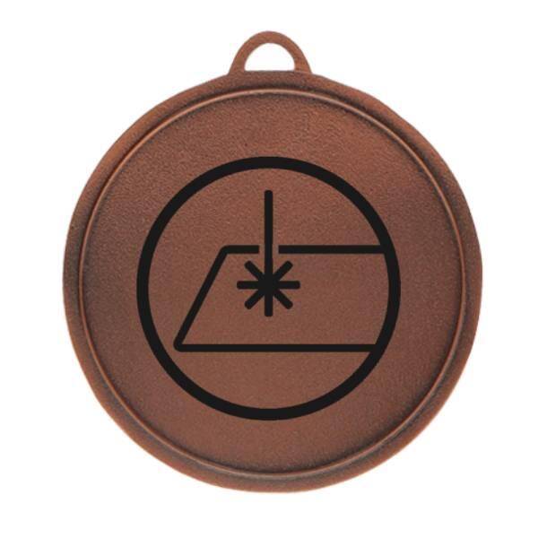 Medal brązowy z grawerem bezpośrednim