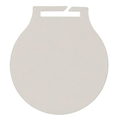 Medal white 50 mm