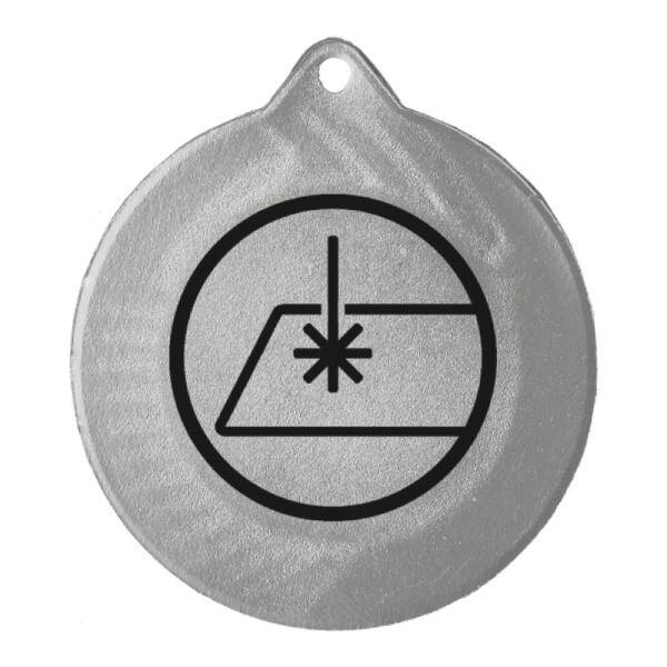 Medal srebrny z grawerem bezpośrednim