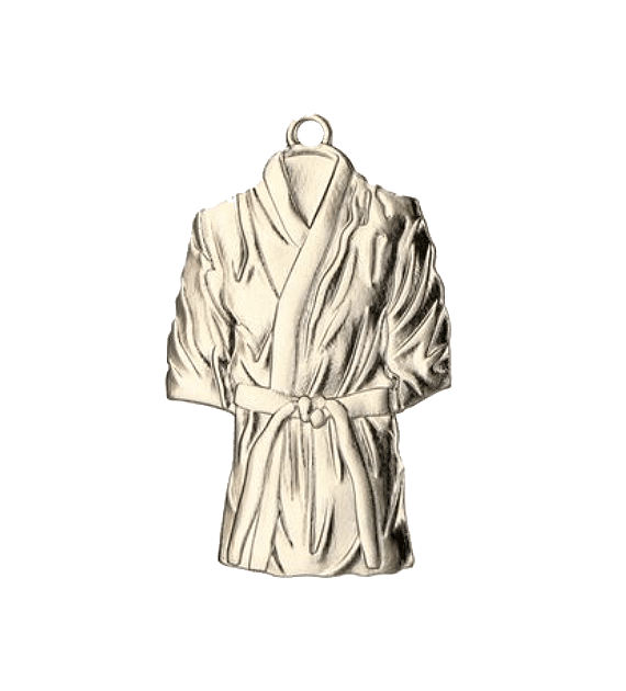 Medal srebrny 50x32 mm - sporty walki