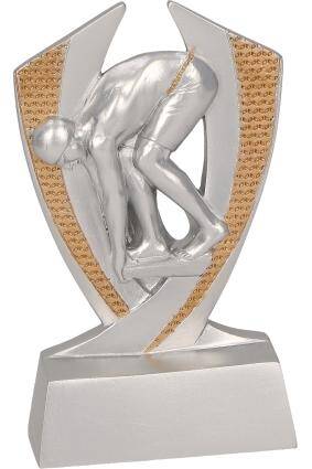 Resin figure - swimming