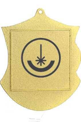 Medal złoty z grawerem bezpośrednim