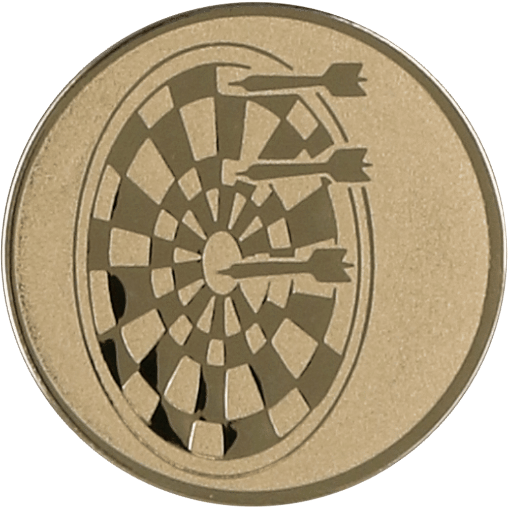 Aluminum emblem - darts