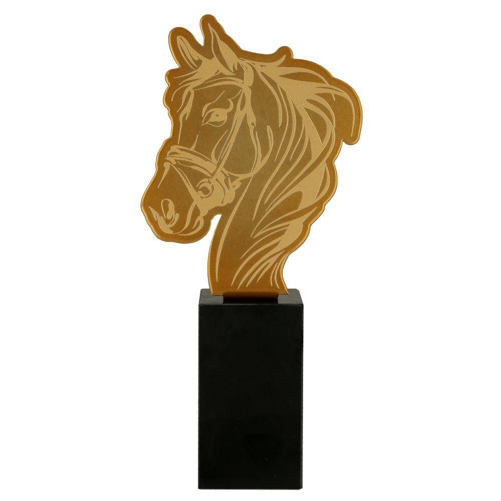 Metal trophy - horse head