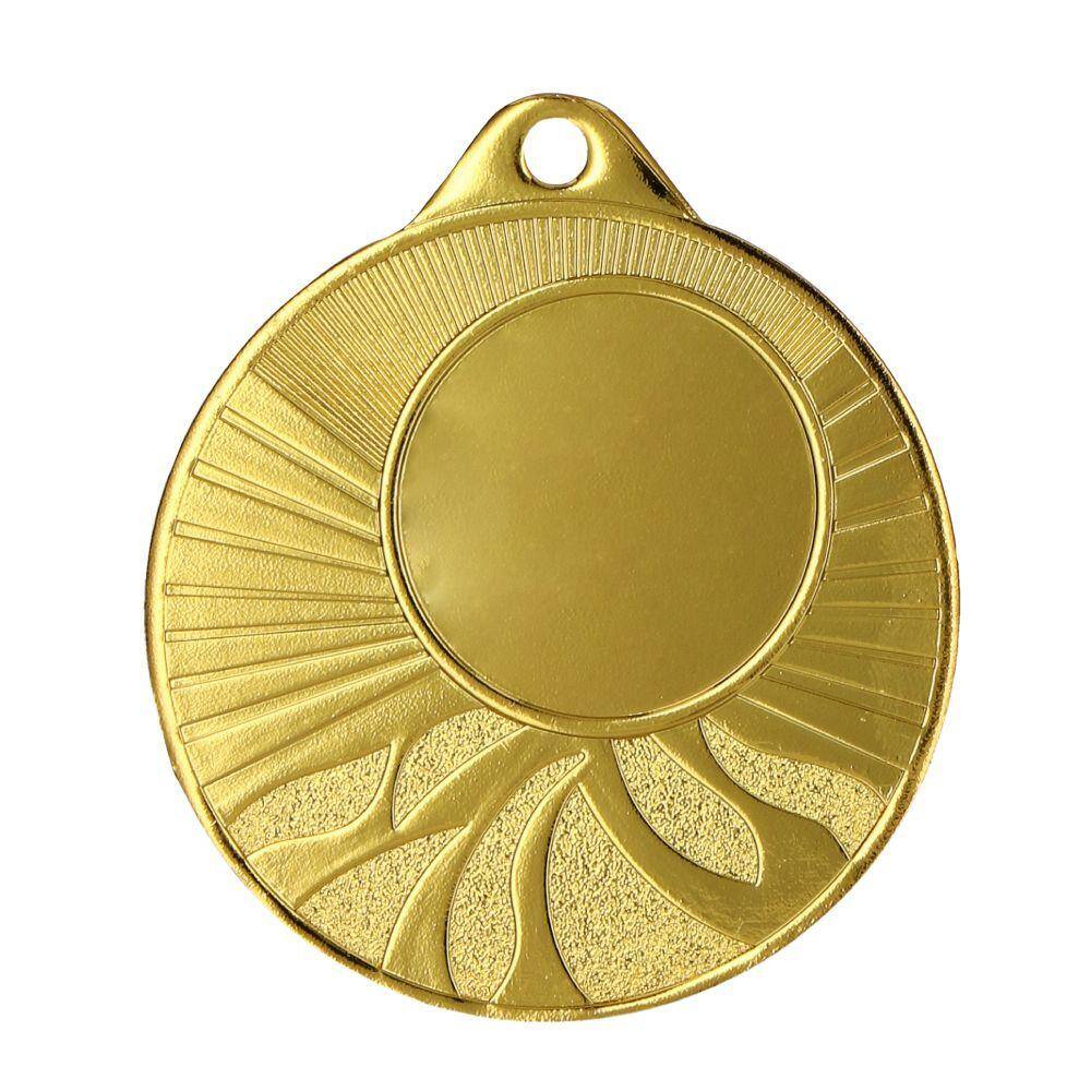 Medal złoty ogólny z miejscem na emblemat - 25 mm