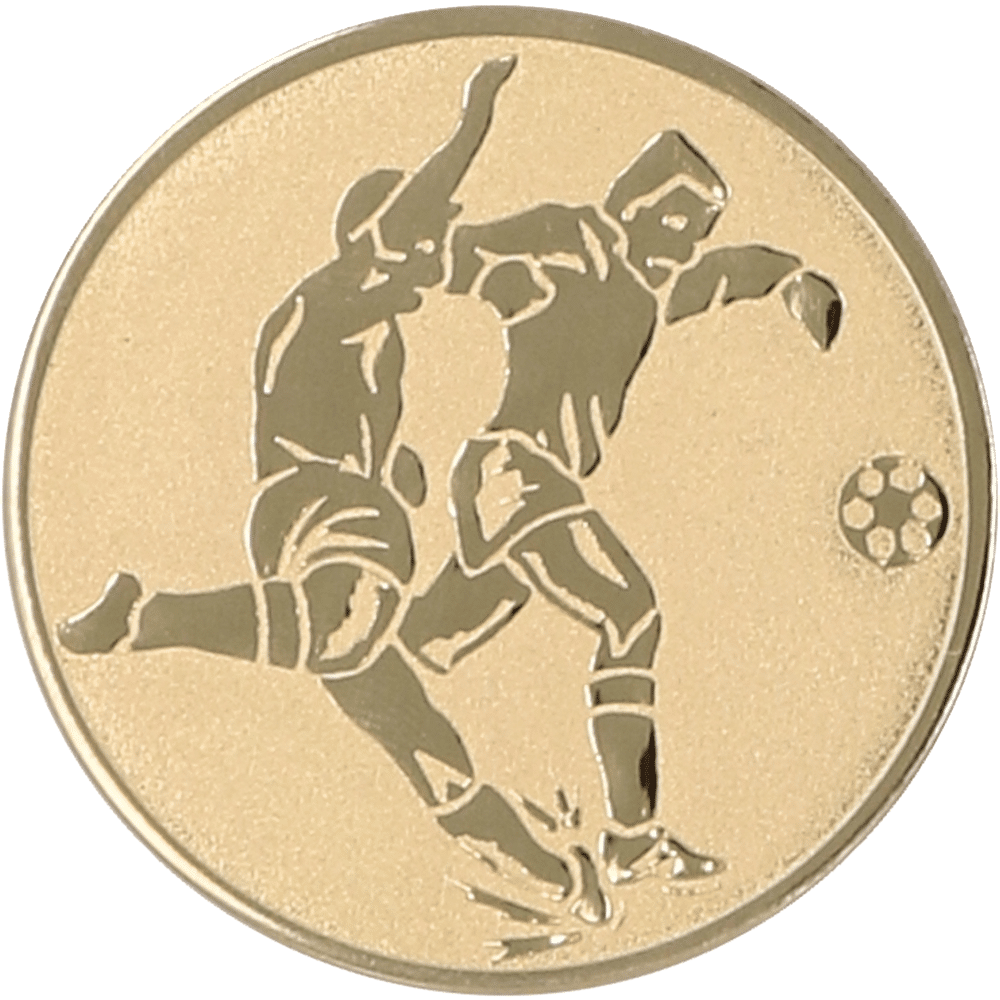 Aluminum emblem - football