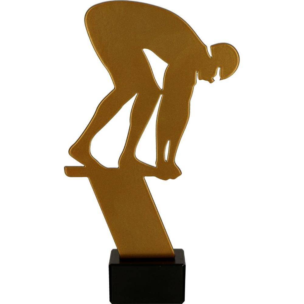 Metal trophy - swimming - Metline