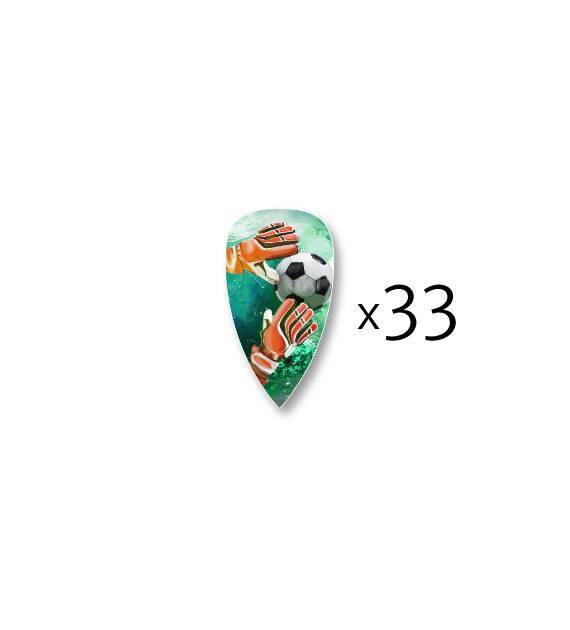 Sticker (33 pieces) - football