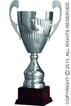 Metal cup silver